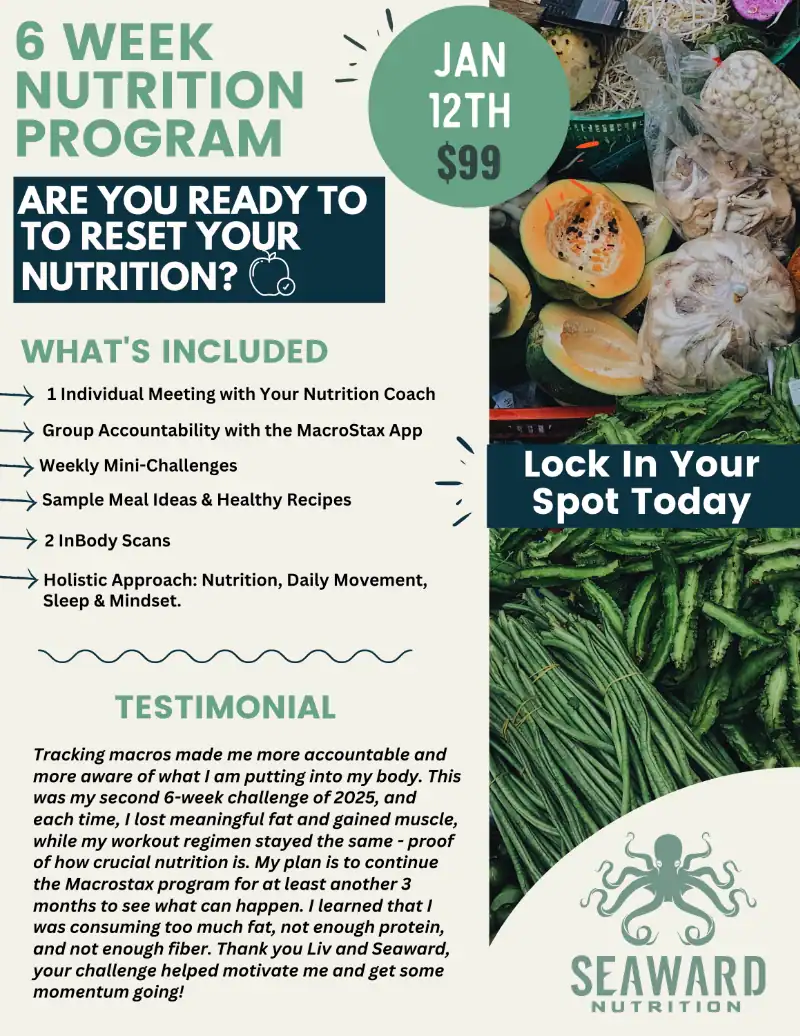 Seaward Nutrition Jan 2026 Program